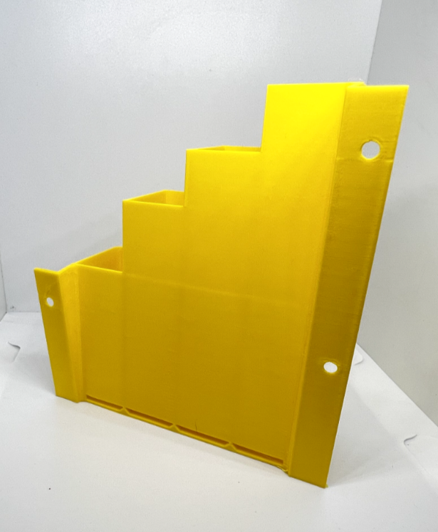 XL Extra Large Yellow Cable Tie Holder Zip Tie Storage Rack Wall Mount Organiser