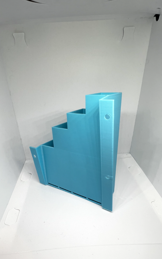 Cable Tie Holder Zip Tie Storage Rack Wall Mount Organiser Container Makita blue