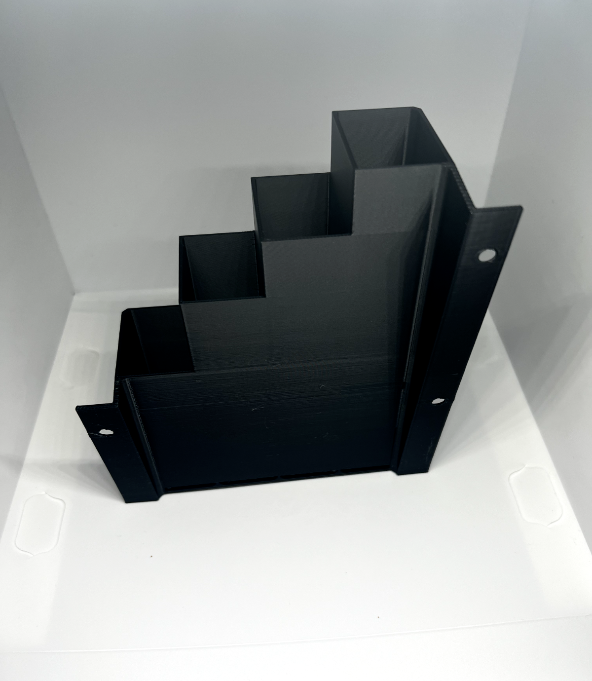 XL Extra Large Black Cable Tie Holder Zip Tie Storage Rack Wall Mount Organiser