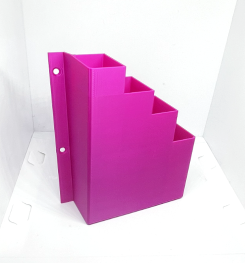 XL Extra Large Hot Pink Cable Tie Holder Zip Storage Rack Wall Mount Organiser