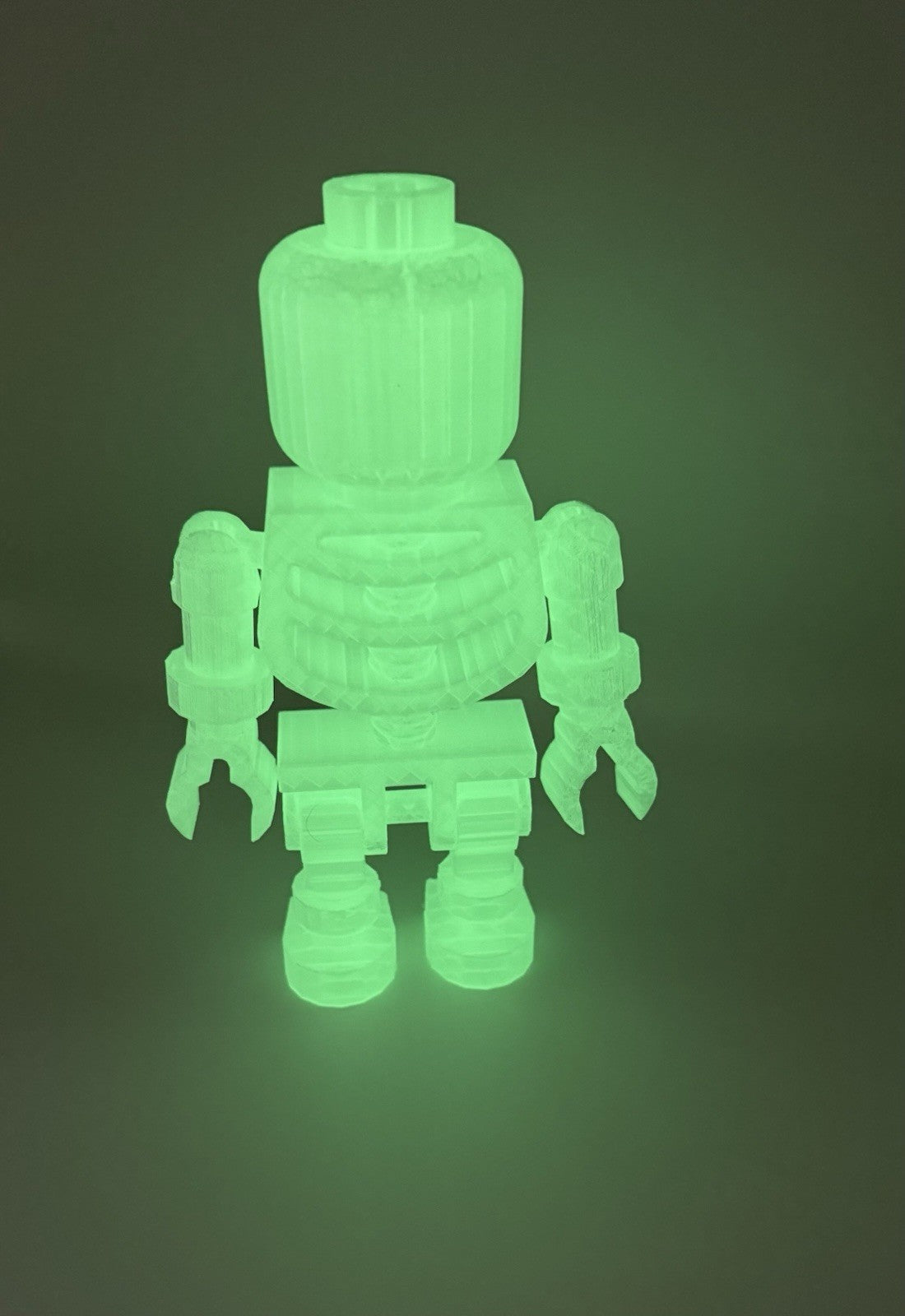 Large LEGO-Inspired Skeleton Glow In The Dark Figure 10” Tall – Halloween Model
