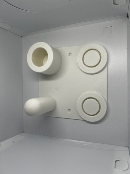 Wall Mount Bracket Stand Holder for Dyson Supersonic Hair Dryer White