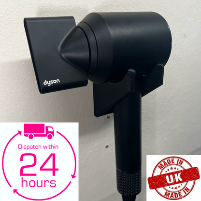 Wall Mount Bracket Stand Holder for Dyson Supersonic Hair Dryer Black