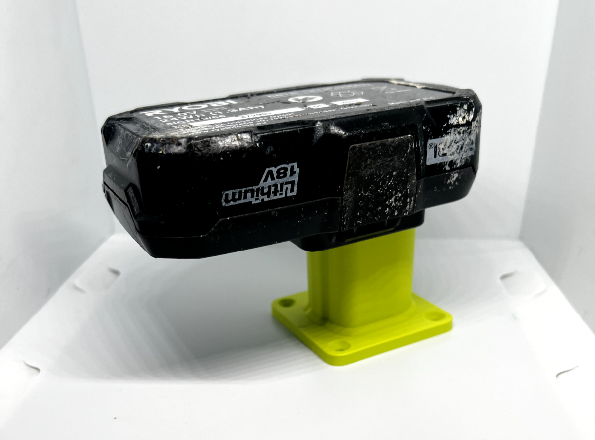 Ryobi One 18v  Battery wall mount organiser storage 2 pack green