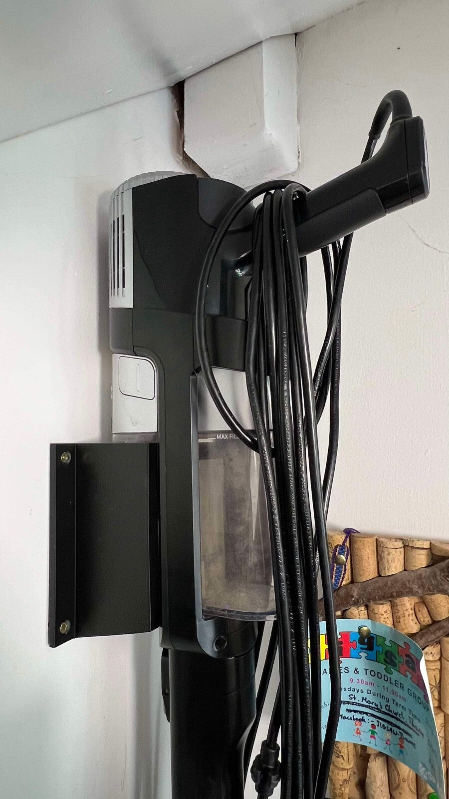 Shark Corded Handstick Anti-Hair wrap Vacuum Wall Mount accessory Dock HZ3000UKT