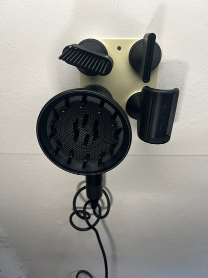 Wall Mount Bracket Stand Holder for Dyson Supersonic Hair Dryer Beige