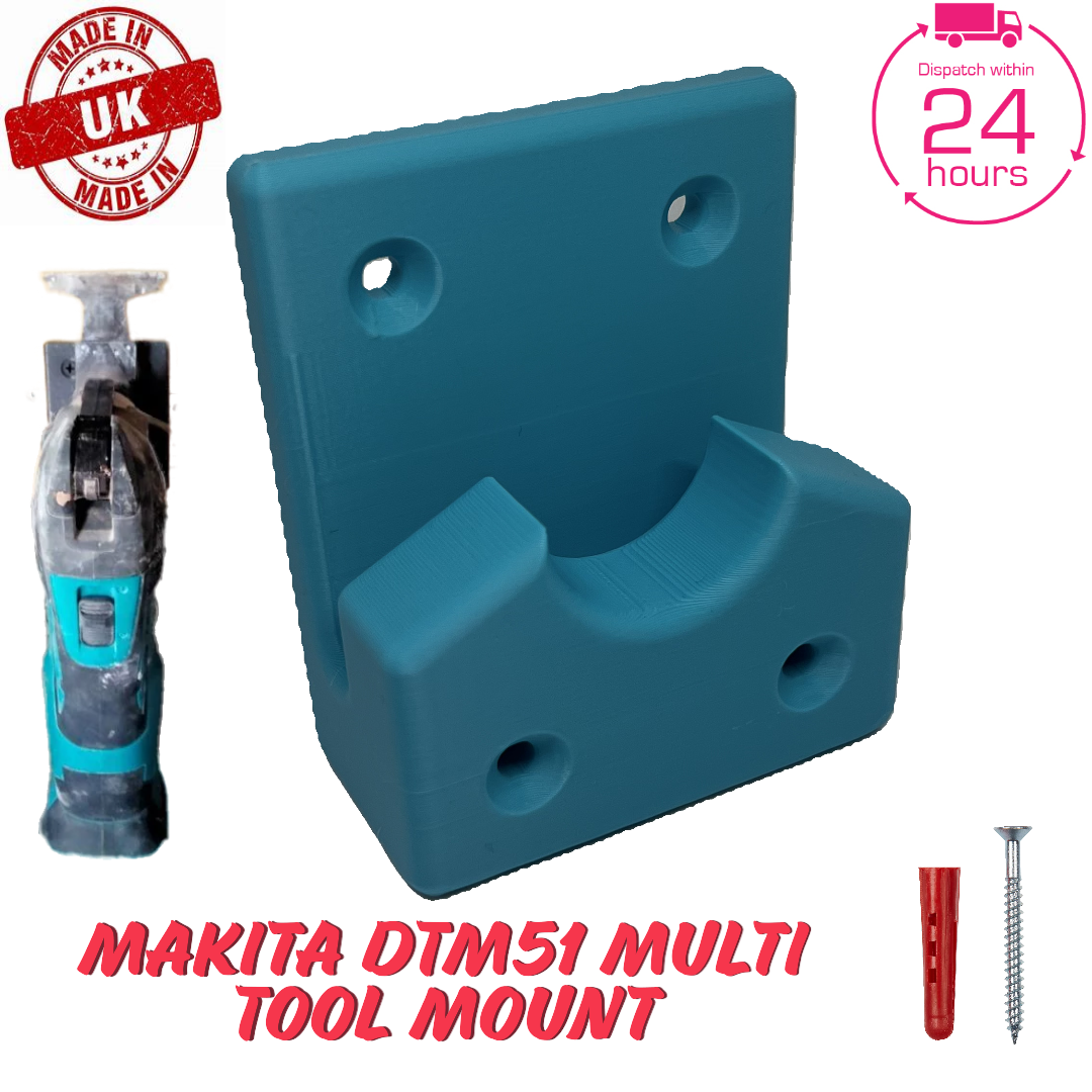 Wall Mount Holder for Makita Blue DTM51Z 18V LXT Li-ion Multi-tool