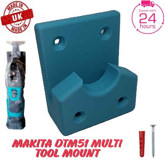Wall Mount Holder for Makita Blue DTM51Z 18V LXT Li-ion Multi-tool