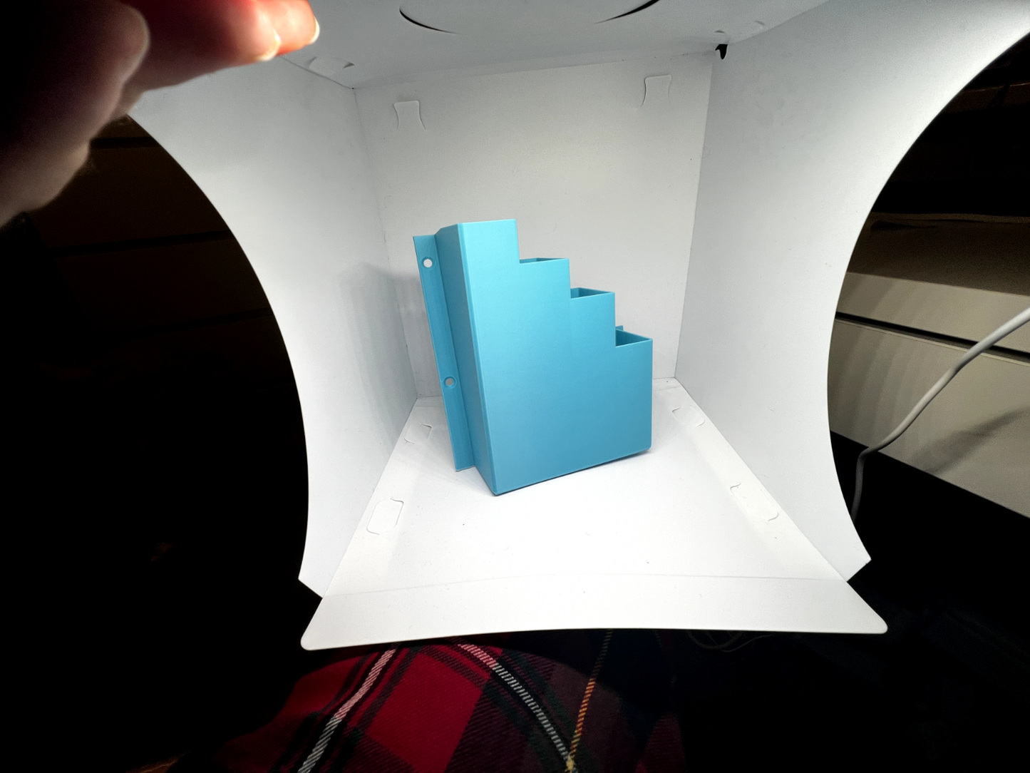 XL Extra Large Makita Light Blue Cable Tie Holder Zip Storage Rack Wall Mount