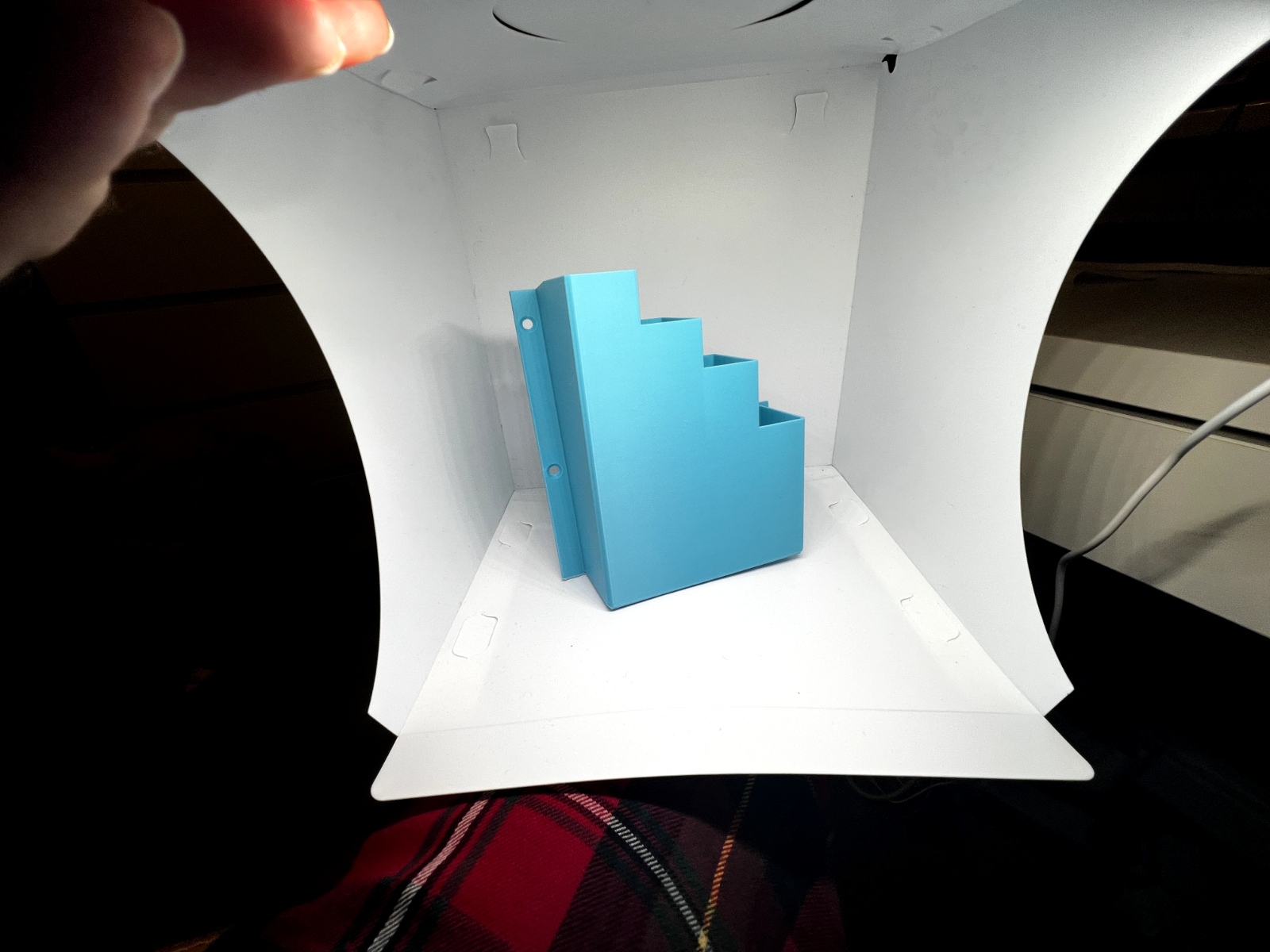 XL Extra Large Makita Light Blue Cable Tie Holder Zip Storage Rack Wall Mount