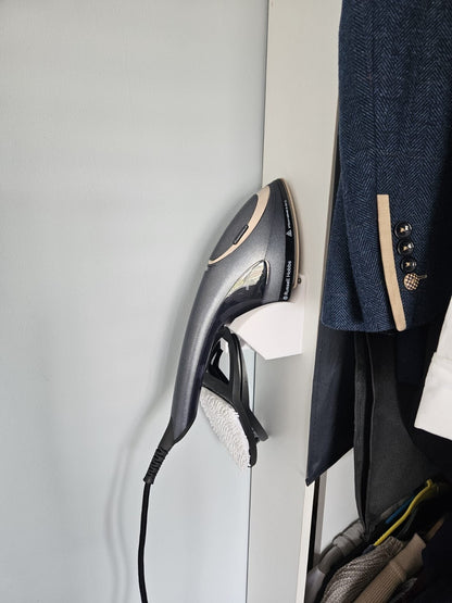 Wall mount bracket for Russell Hobbs Steam Genie 2 in 1 iron clothers steamer