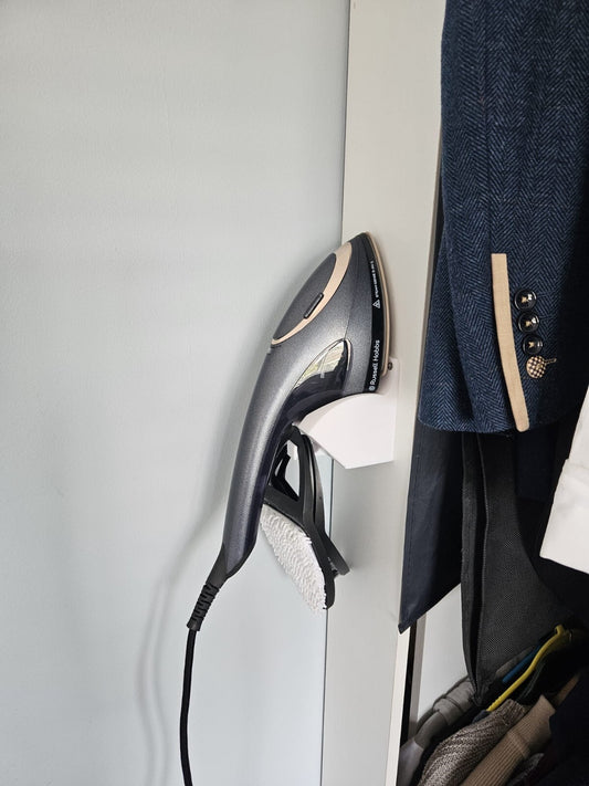 Wall mount bracket for Russell Hobbs Steam Genie 2 in 1 iron clothers steamer