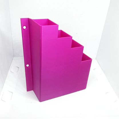 Hot Pink Cable Tie Holder Zip Tie Storage Rack Wall Mount Organiser Container