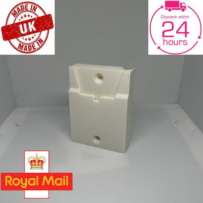 White Wall mount bracket holder Shark Vacuum IZ202UK, IZ202UKT, IZ252UK, IZ300UK