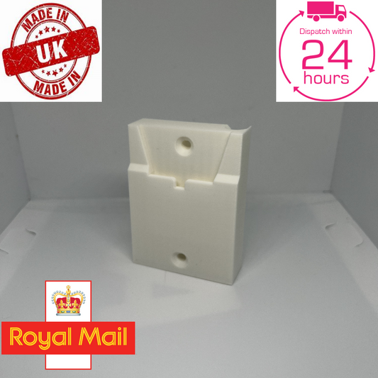White Wall mount bracket holder Shark Vacuum IZ202UK, IZ202UKT, IZ252UK, IZ300UK