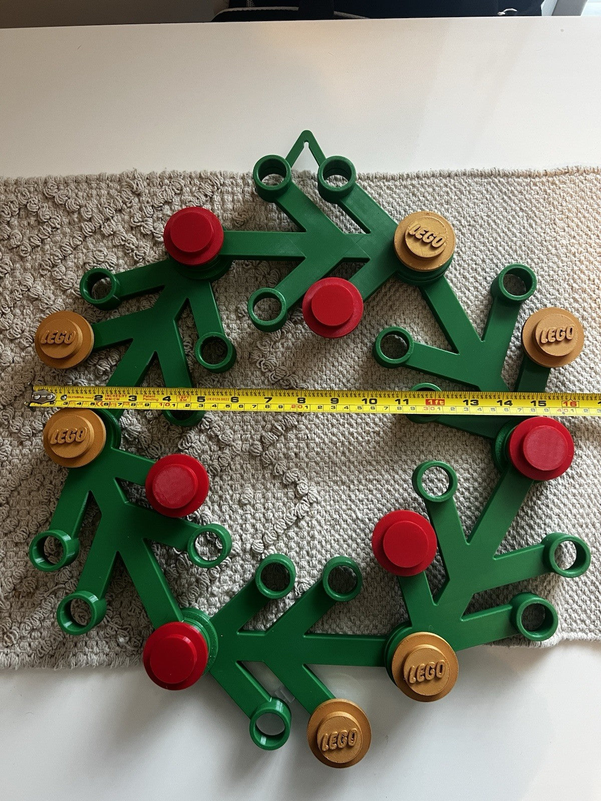 Lego Inspired Front Door Christmas Wreath Decoration Any Colour 17in Diameter