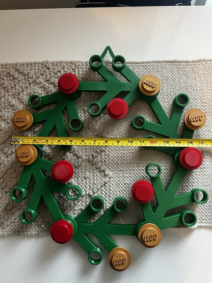 Lego Inspired Front Door Christmas Wreath Decoration Any Colour 17in Diameter
