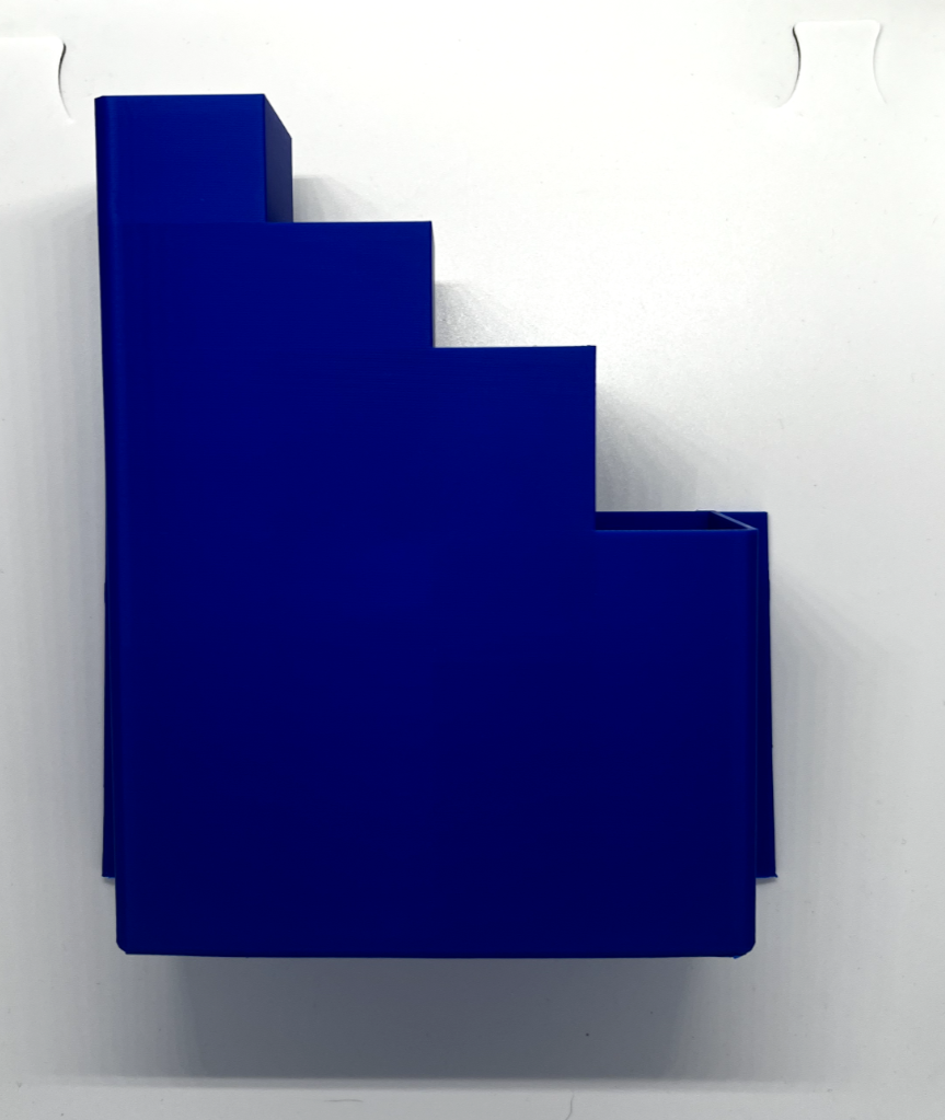 XL Extra Large Blue Cable Tie Holder Zip Tie Storage Rack Wall Mount Organiser