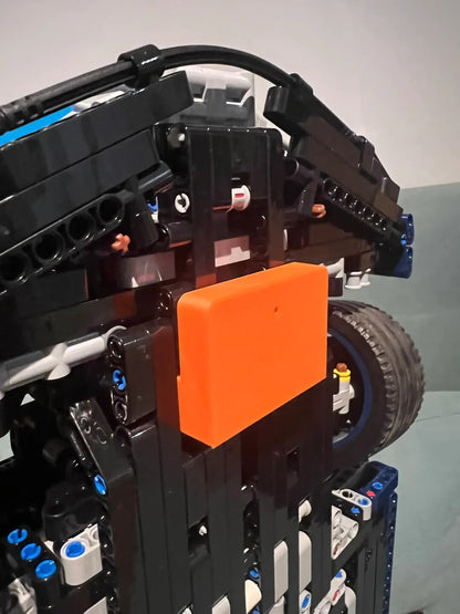 Wall mount bracket for LEGO 42083 Technic Bugatti Chiron BLACK