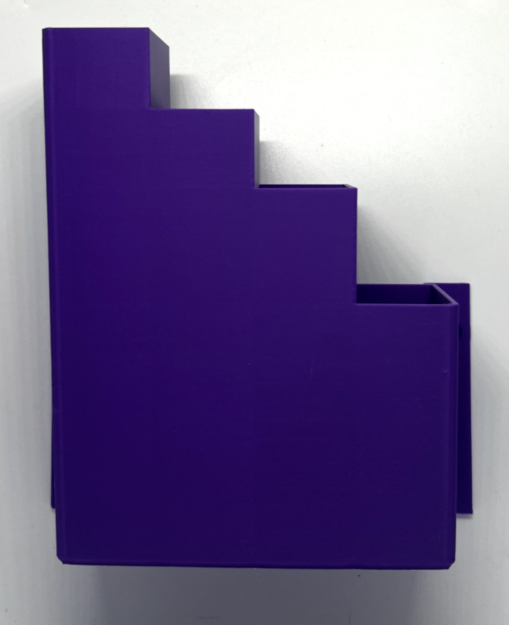 XL Extra Large Purple Cable Tie Holder Zip Tie Storage Rack Wall Mount Organiser