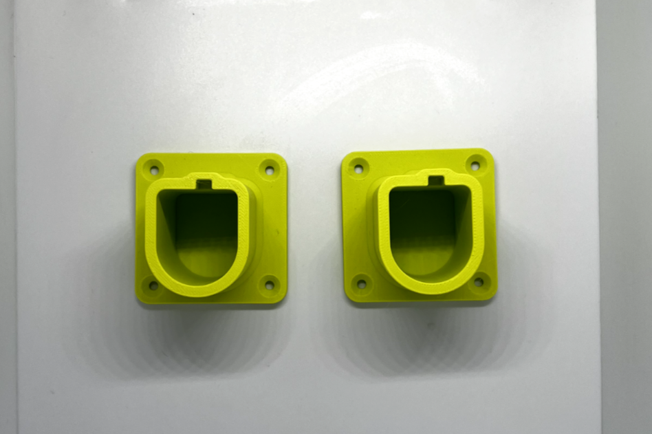 Ryobi One 18v  Battery wall mount organiser storage 2 pack green