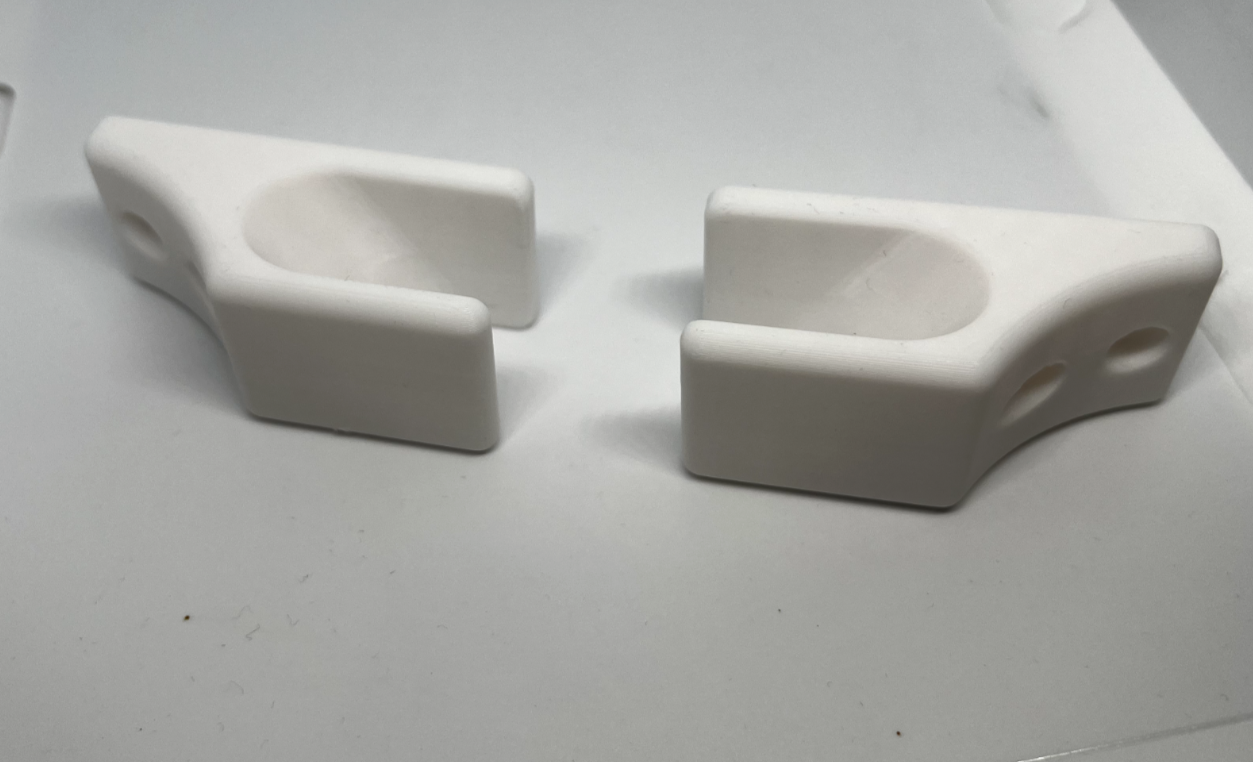 Ironing Board Holder Hanger Door Cupboard Wall Mount Storage Rack White Hook UK