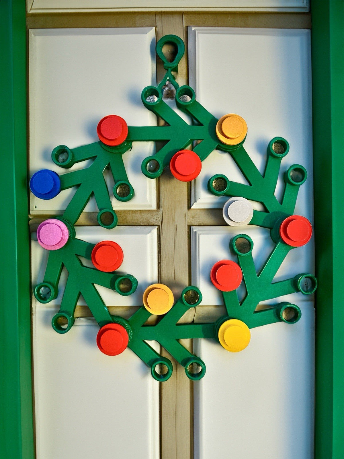 Lego Inspired Front Door Christmas Wreath Decoration Any Colour 17in Diameter