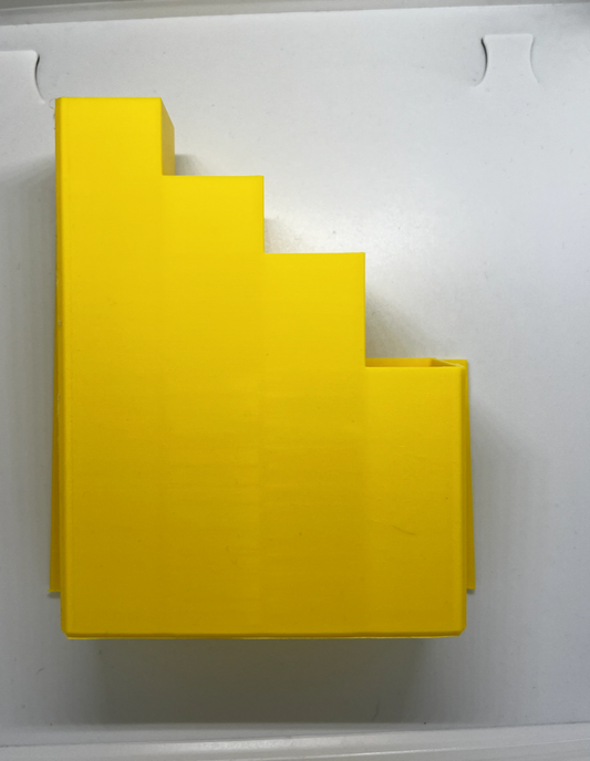 XL Extra Large Yellow Cable Tie Holder Zip Tie Storage Rack Wall Mount Organiser