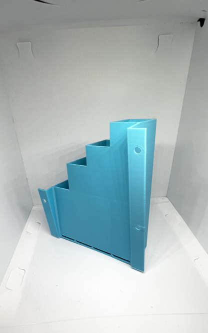 Cable Tie Holder Zip Tie Storage Rack Wall Mount Organiser Container Makita blue