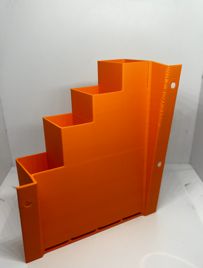 XL Extra Large Orange Cable Tie Holder Zip Tie Storage Rack Wall Mount Organiser