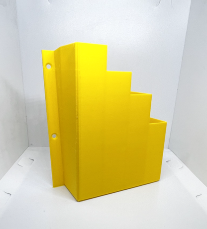XL Extra Large Yellow Cable Tie Holder Zip Tie Storage Rack Wall Mount Organiser