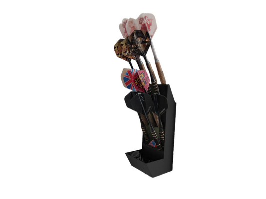 Wall Mounted Darts Holder Display Storage Caddy 12 darts ANY COLOUR uk