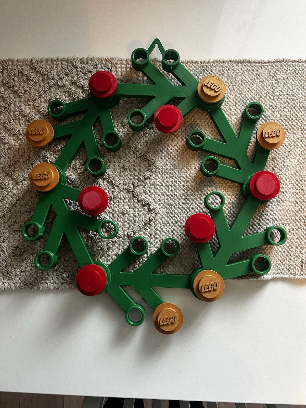 Lego Inspired Front Door Christmas Wreath Decoration Any Colour 17in Diameter