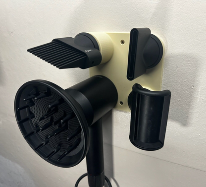 Wall Mount Bracket Stand Holder for Dyson Supersonic Hair Dryer Beige