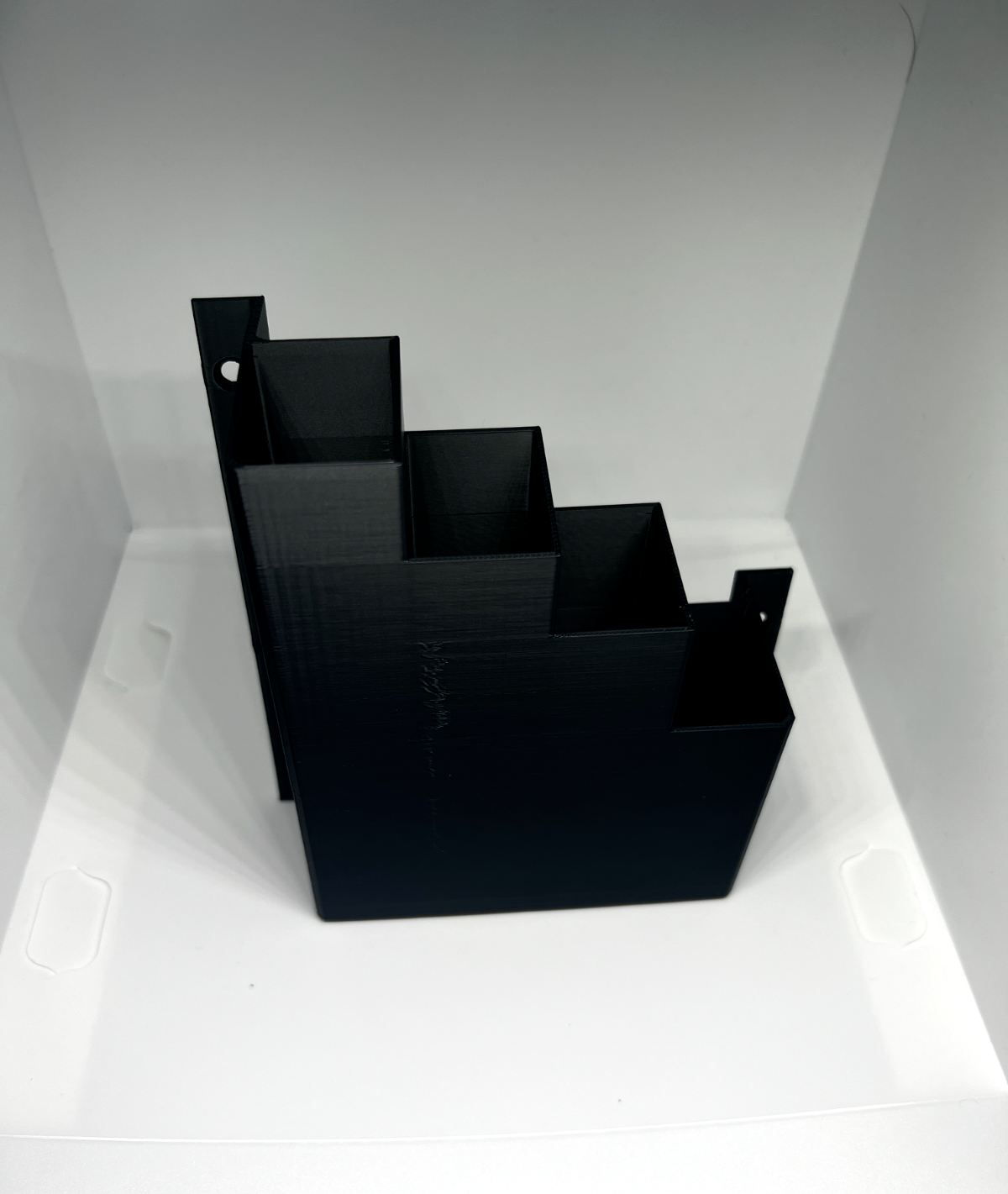 XL Extra Large Black Cable Tie Holder Zip Tie Storage Rack Wall Mount Organiser