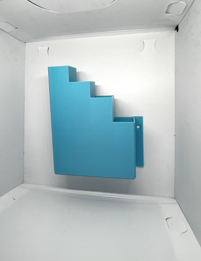 Cable Tie Holder Zip Tie Storage Rack Wall Mount Organiser Container Makita blue