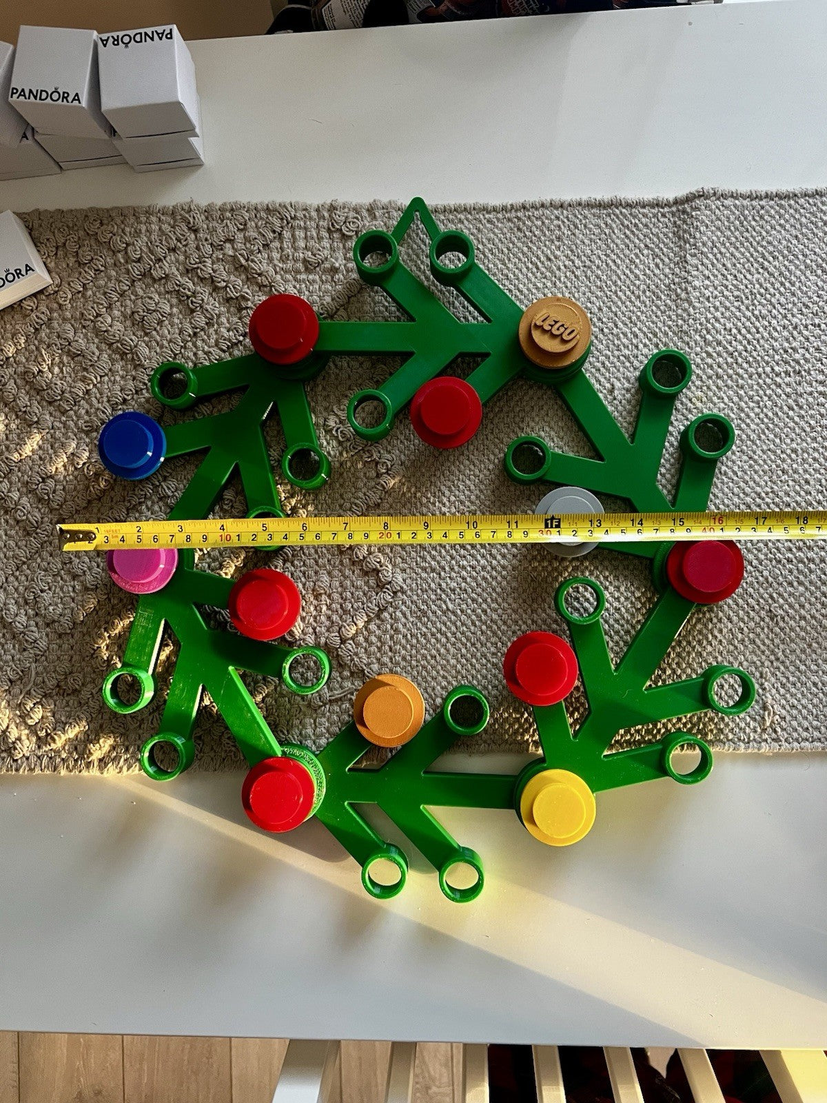 Lego Inspired Front Door Christmas Wreath Decoration Any Colour 17in Diameter