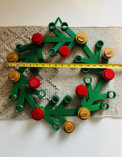 Lego Inspired Front Door Christmas Wreath Decoration Any Colour 17in Diameter