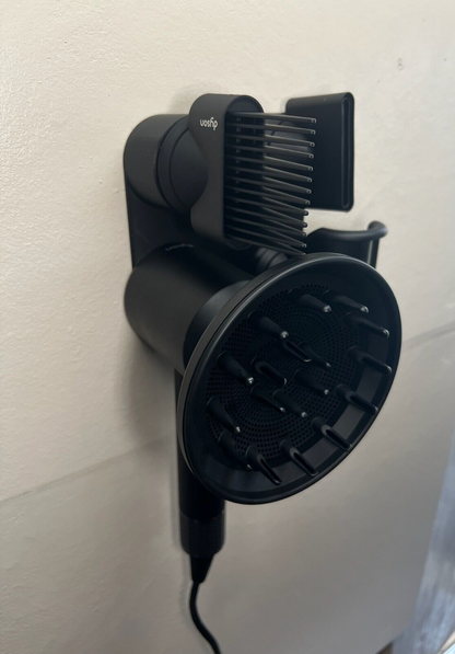 Wall Mount Bracket Stand Holder for Dyson Supersonic Hair Dryer Black