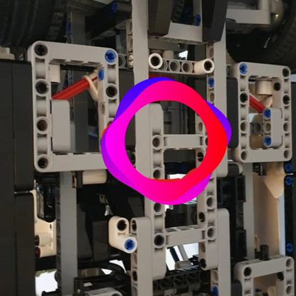 For Lego Technic Cars Porsche 911 RSR 42096 3D Printed White Wall Bracket Mount