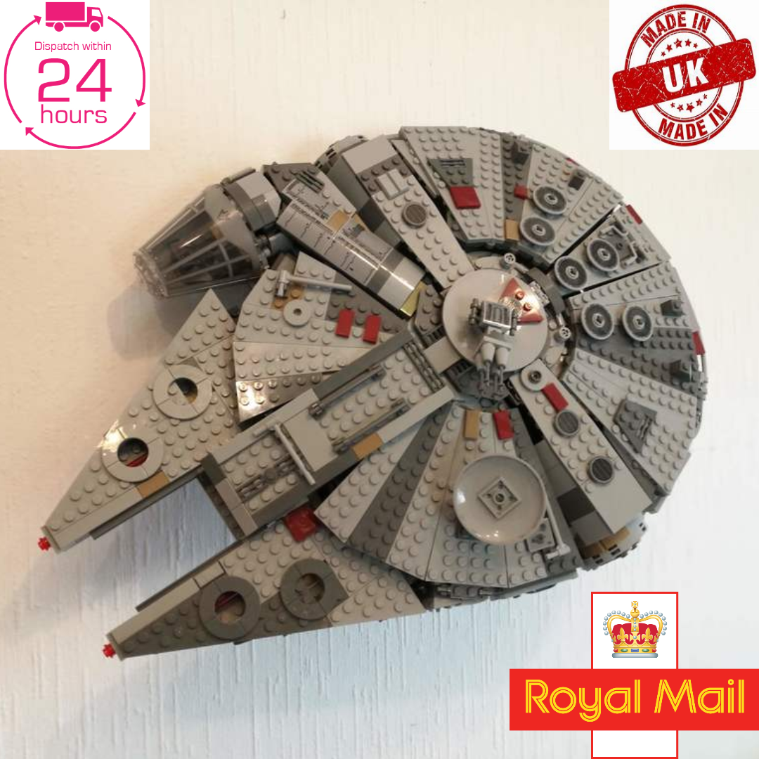 Simple Wall mount for LEGO Star Wars Millennium Falcon 75257 Bracket Holder Clip