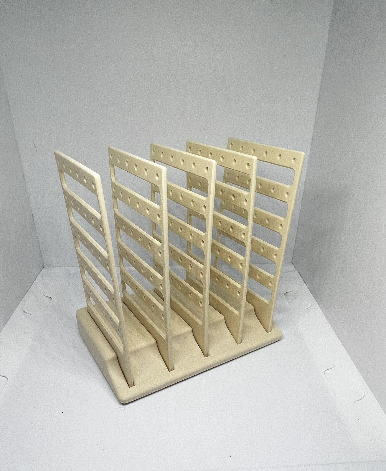 Cream earring display Show Stand Organiser 75 Pairs Any Colour Available