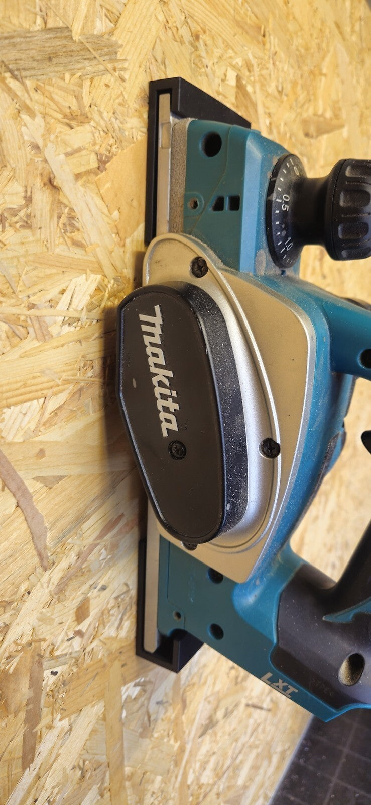 Wall mount bracket holderfor Makita dkp180z 18v lxt cordless planer Any colour