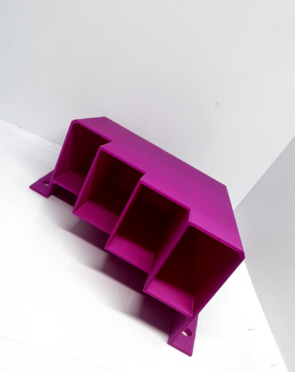 Hot Pink Cable Tie Holder Zip Tie Storage Rack Wall Mount Organiser Container