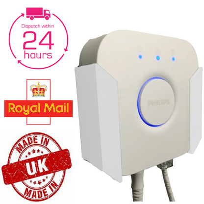 Full Philips Hue Light Bridge Holder White Bracket Wall Mount Screw Cradle UK