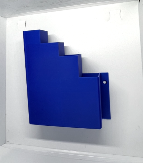 Blue Cable Tie Holder Zip Tie Storage Rack Wall Mount Organiser Container UK