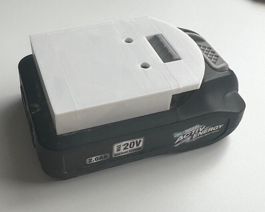 Aldi Activ Energy 20V & 40v Wall Tool Drill Battery Mount Holder bracket dock