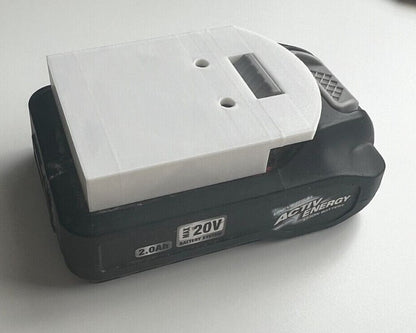 Aldi Activ Energy 20V & 40v Wall Tool Drill Battery Mount Holder bracket dock