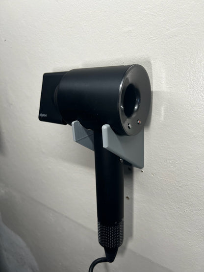 Wall Mount Bracket Stand Holder for Dyson Supersonic Hair Dryer Grey