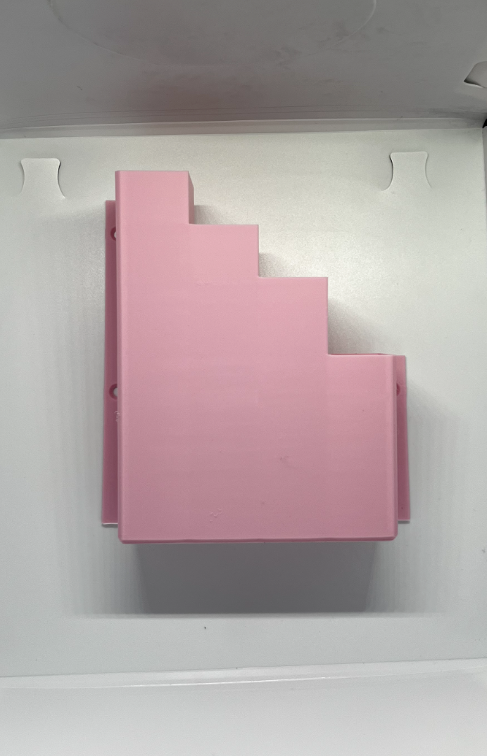 Baby Pink Cable Tie Holder Zip Tie Storage Rack Wall Mount Organiser Container